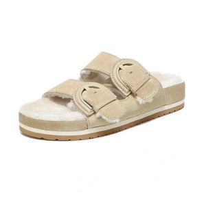 NEW Vince Glyn genuine shearling lined sandal